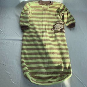Carter's Fleece Sleeves Zip Up Sleep Sack One Size